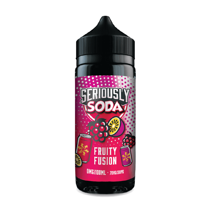 Fruity Fusion Shortfill E-Liquid by Seriously Soda 100ml- 5056168880225 - TABlites