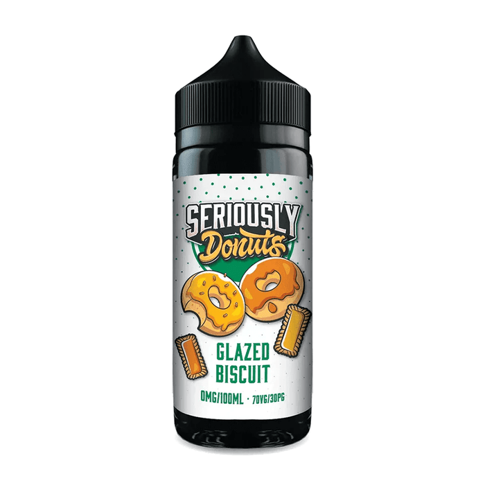 Glazed Biscuit Shortfill E-Liquid by Seriously Donuts 100ml- 5056168890118 - TABlites