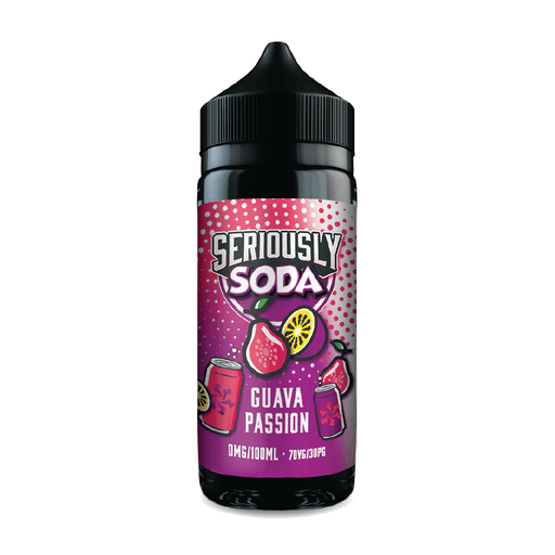 Guava Passion Shortfill E-Liquid by Seriously Soda 100ml- 5056168880294 - TABlites