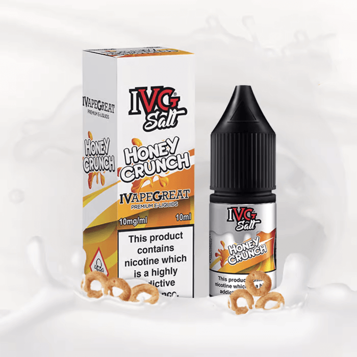 Honey Crunch Nic Salt E-Liquid by IVG- 5056348071726 - TABlites