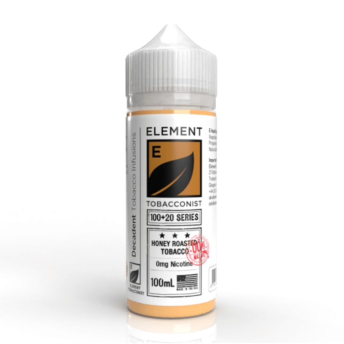 Honey Roasted Tobacco Shortfill E-Liquid by Element 100ml- 783243427383 - TABlites