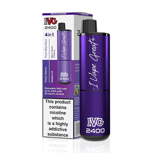 IVG 2400 Multi Flavour Purple Edition- 5056617540342 - TABlites
