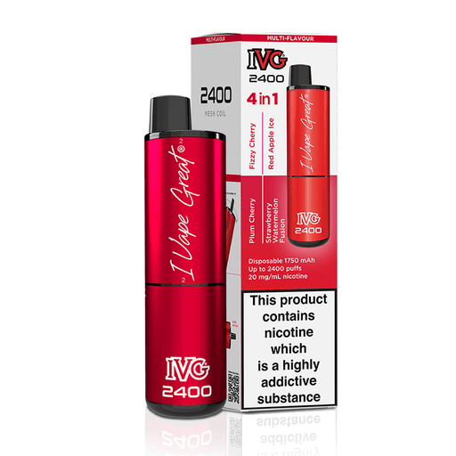 IVG 2400 Multi Flavour Red Edition- 5056617562665 - TABlites