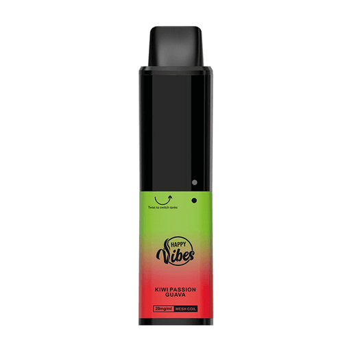 Kiwi Passion Guava Twist Disposable Vape by Happy Vibes- 9990949938636 - TABlites