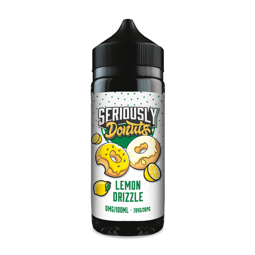 Lemon Drizzle Shortfill E-Liquid by Seriously Donuts 100ml- 5056168890095 - TABlites