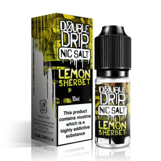 Lemon Sherbet Nic Salt E-Liquid by Double Drip- 5056246502049 - TABlites