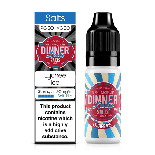 Lychee Ice Nic Salt E-Liquid by Dinner Lady 10ml- 5056276668005 - TABlites