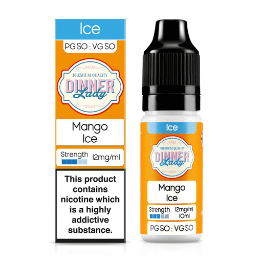 Mango Ice E-Liquid by Dinner Lady 50/50 10ml- 5060510407565 - TABlites