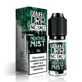 DOUBLE DRIP NIC SALT MENTHOL MIST ELIQUID 10ML BOTTLE 50/50 PG/VG NICOTINE SALT