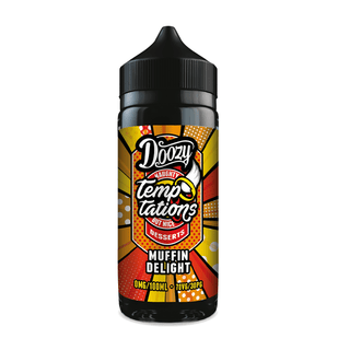 Muffin Delight flavour - Temptations range by Doozy Vape 100ml short fill
