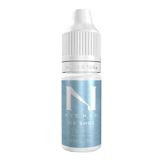 NIC NIC ICE SHOT 10ML BOTTLE 70% VG 18MG