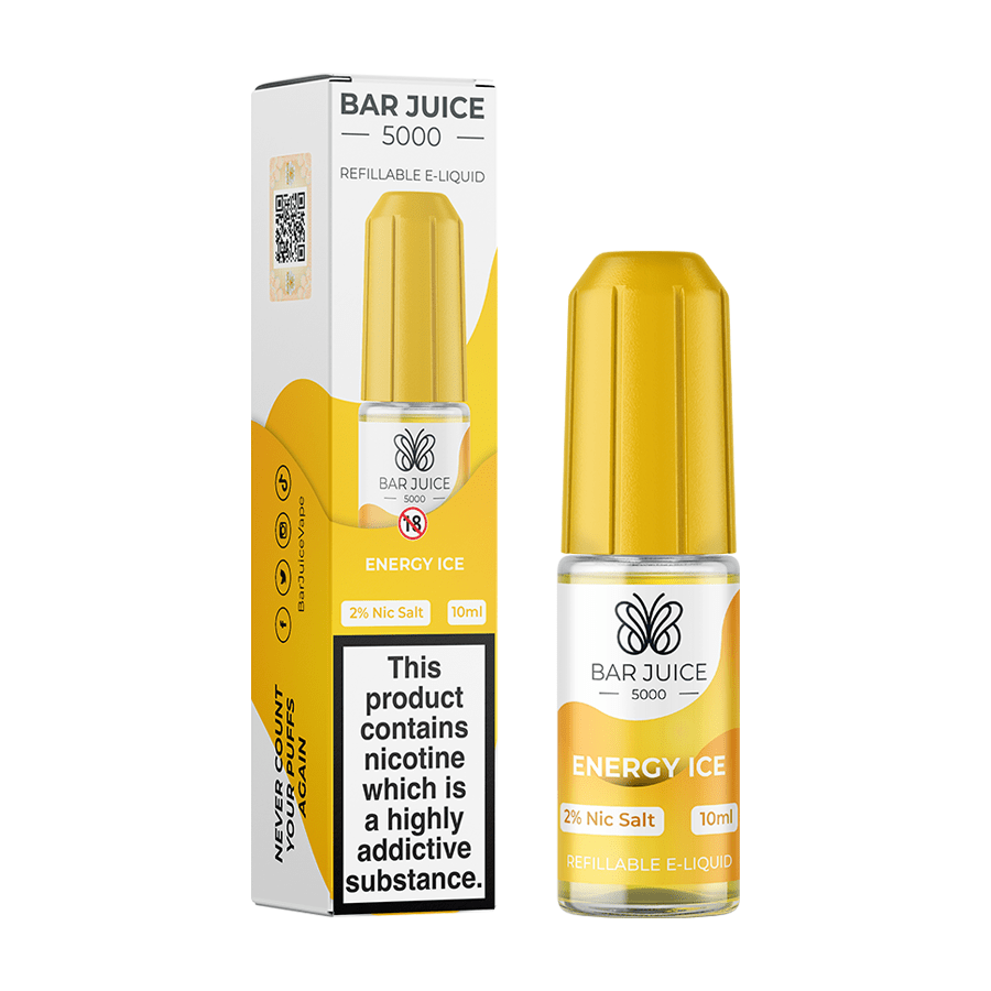 NRG Ice Bar Juice 5000 Nic Salt E-Liquid 10ml Tablites NRG Ice Bar Juice 5000 Nic Salt E-Liquid 10ml Tablites