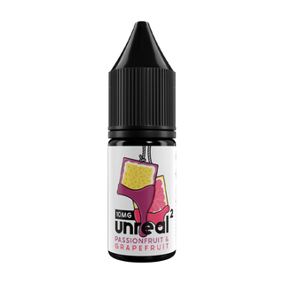 Passionfruit and Grapefruit Nic Salt E-Liquid by Unreal 2- 0660111266797 - TABlites