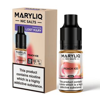 Peach Ice Maryliq Vape Juice by Lost Mary