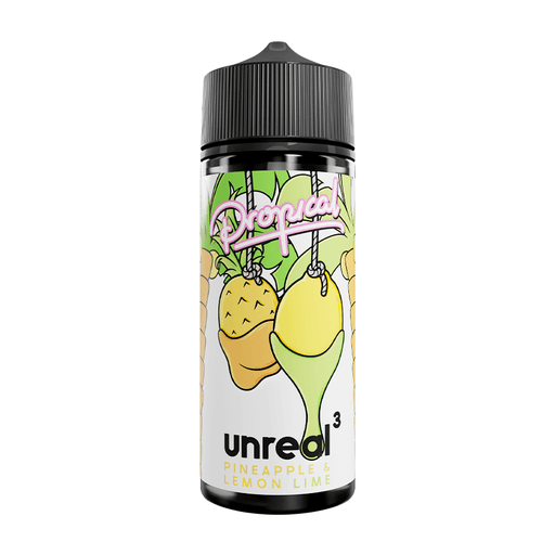 Pineapple and Lemon Lime Short Fill E-Liquid by Unreal 3 100ml