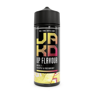 Pineapple & Passionfruit Shortfill E-Liquid by Jak'd 100ml