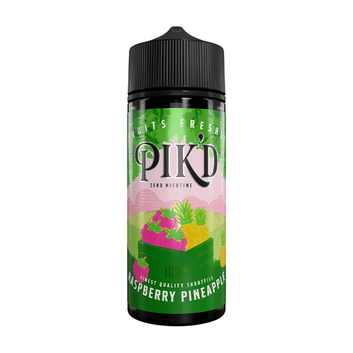 Raspberry and Pineapple Short Fill Vape Juice by Pik'd 100ml- 0658238995706 - TABlites
