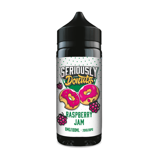 Raspberry Jam Shortfill E-Liquid by Seriously Donuts 100ml- 5056168890149 - TABlites