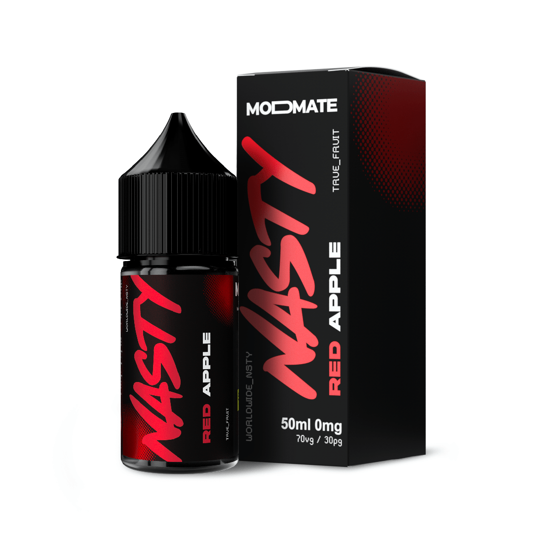 Red Apple Modmate Short Fill E-Liquid by Nasty Juice 50ml- 5060656825575 - TABlites