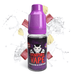 Rhubarb & Custard E-Liquid by Vampire Vape 10ml- 5060505373288 - TABlites