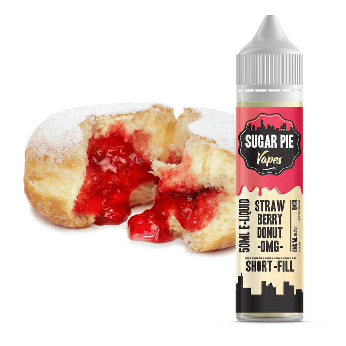 Strawberry Donut Shortfill E-Liquid by Sugar Pie Vapes 50ml- 12150 - TABlites