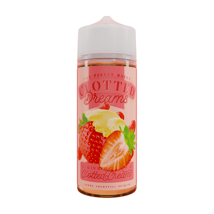 Strawberry Jam and Clotted Cream Short Fill E-Liquid by Clotted Dreams 100ml- 0660111266476 - TABlites