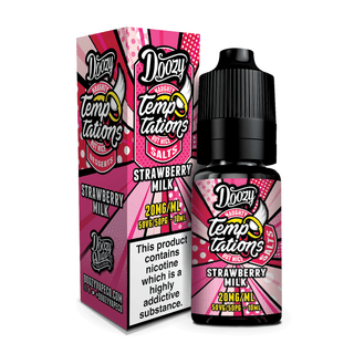 Strawberry Milk Temptations Nic Salt E-Liquid by Doozy Vape- 5056168806706 - TABlites