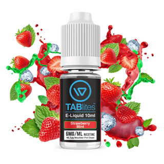 Strawberry Mint E-Liquid by Tablites - 6mg