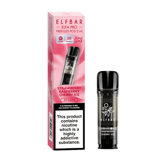 Strawberry Raspberry Cherry Ice Elfa Pro Pods by Elf Bar