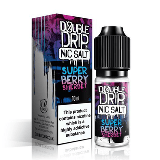 Super Berry Sherbet Nic Salt E-Liquid by Double Drip- 5056246501974 - TABlites