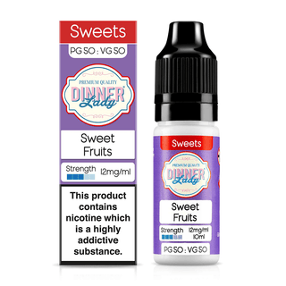 Sweet Fruits E-Liquid by Dinner Lady 50/50 10ml- 5056276605154 - TABlites