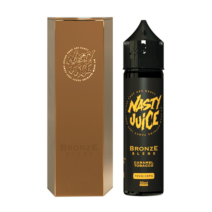 Tobacco Bronze Blend Shortfill E-Liquid by Nasty Juice 50ml- 5060656820303 - TABlites