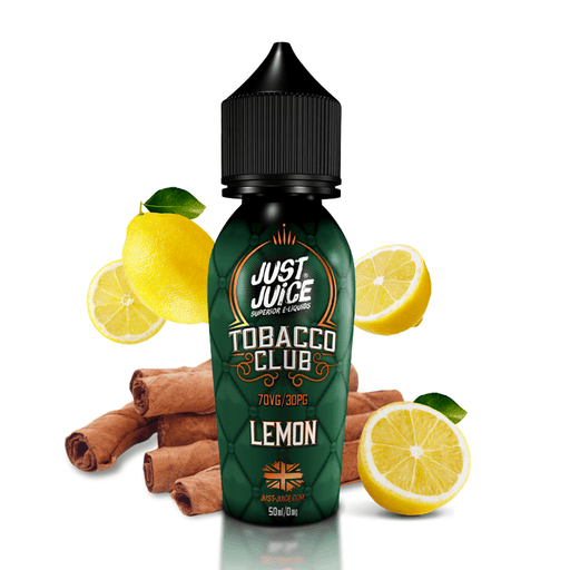 Tobacco Club Lemon Shortfill E-Liquid by Just Juice 50ml- 5056168874842 - TABlites
