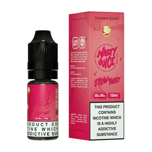 Trap Queen (Strawberry) E-Liquid by Nasty Juice 10ml 50/50- 5060656820761 - TABlites