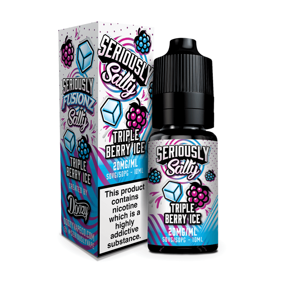 Triple Berry Ice Seriously Salty Fusionz by Doozy Vape Tablites Triple Berry Ice Seriously Salty Fusionz by Doozy Vape Tablites