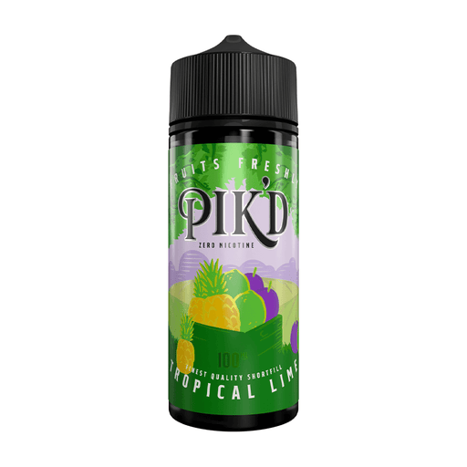 Tropical Lime Short Fill Vape Juice by Pik'd 100ml- 0658238995737 - TABlites