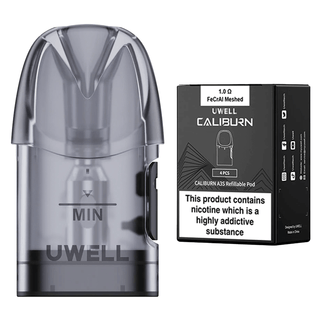 Uwell Caliburn A3S Replacement Pods - 1.0 Ohm Refillable Vape Pods