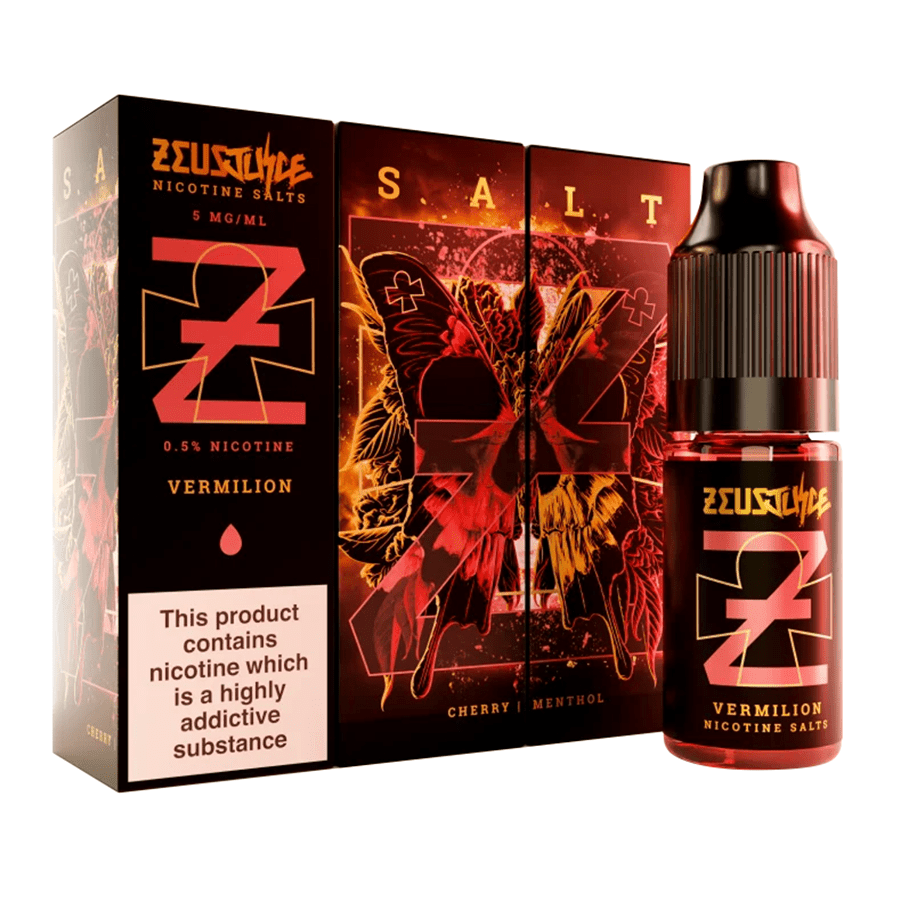 Vermilion Nic Salt E-Liquid by Zeus Juice 10ml- 792816526620 - TABlites