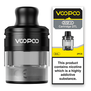Voopoo PNP X Cartridges - 2ml DTL Black